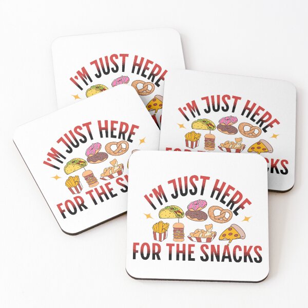 Item preview, I'm Just Here For the Snacks designed and sold by retrorascal.