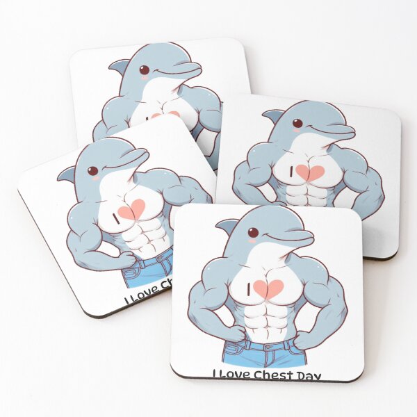 Item preview, I Love Chest Day Dolphin Version designed and sold by LemuellTrends.