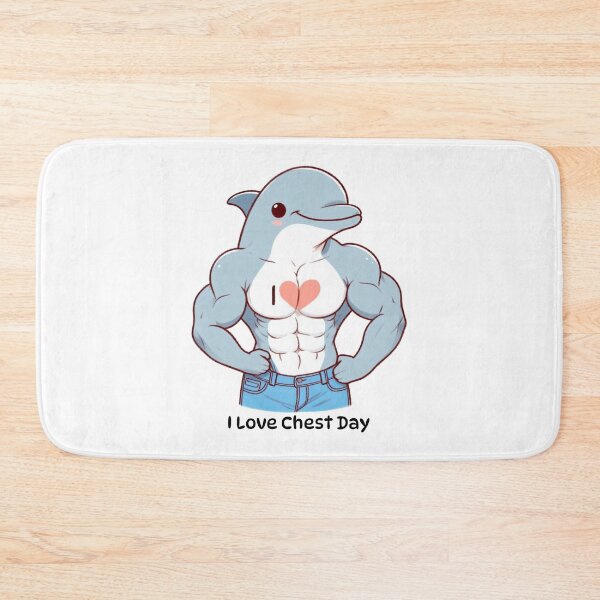 Item preview, I Love Chest Day Dolphin Version designed and sold by LemuellTrends.