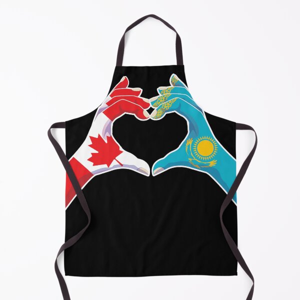 Item preview, Kazakhstan Kazakstan Kazakh Kazak Canadian Canada Love Heart Peace designed and sold by FlagX.