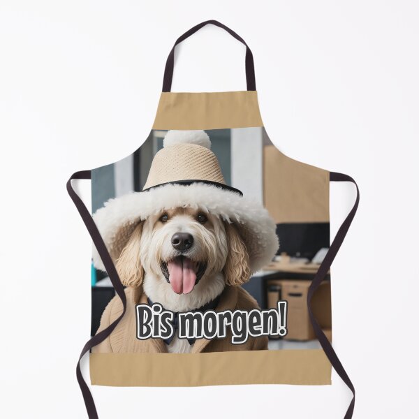 Item preview, KI-generierter Hund 02 "Bis morgen" designed and sold by Cliff-Qi.