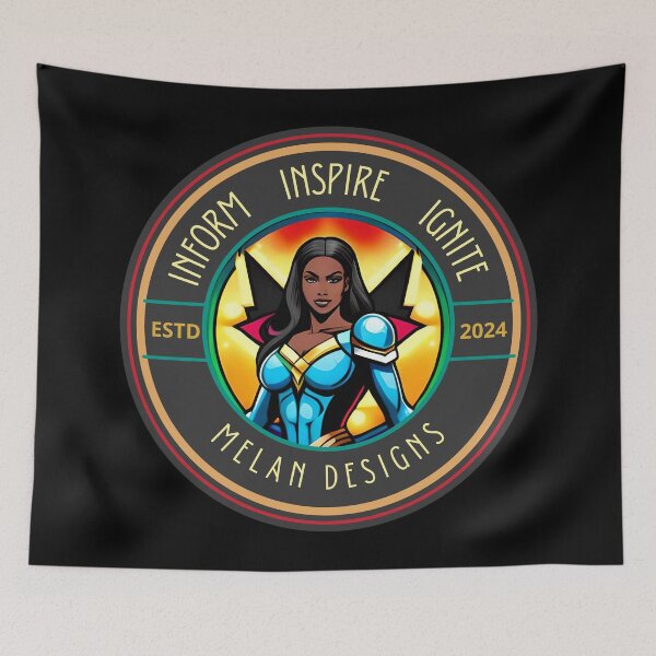 Item preview, Marvelous Superhero Inform Inspire Ignite Woman Countess Vixen designed and sold by Melan Designs.
