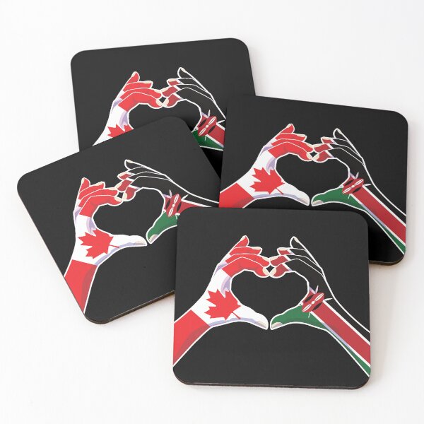 Item preview, Kenyan Kenya Canadian Canada Love Heart Peace designed and sold by FlagX.