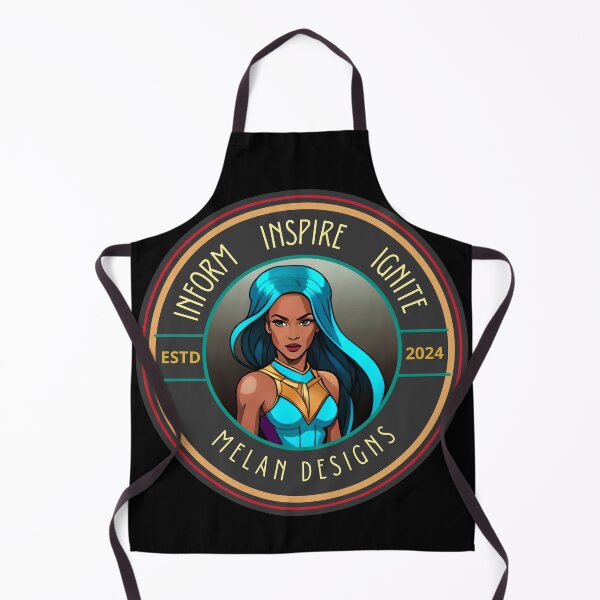 Item preview, Marvelous Superhero Inform Inspire Ignite Inspirational Woman Blue designed and sold by Melan Designs.
