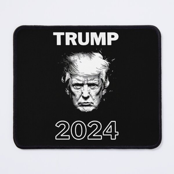 Item preview, black and white minimalist style - Trump 2024  designed and sold by UmagineArts.