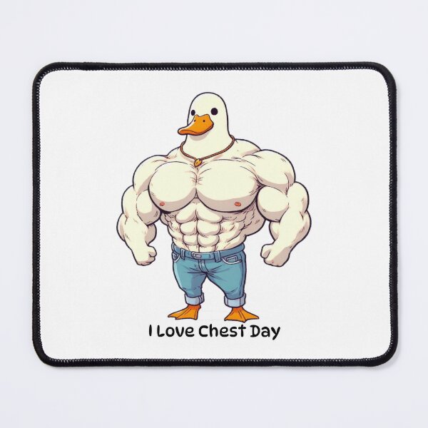 Item preview, I Love Chest Day Duck Version designed and sold by LemuellTrends.