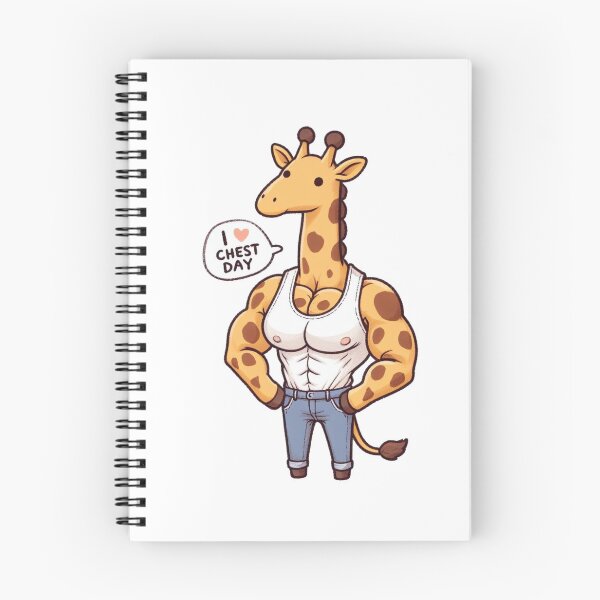 Item preview, I Love Chest Day Giraffe Version designed and sold by LemuellTrends.
