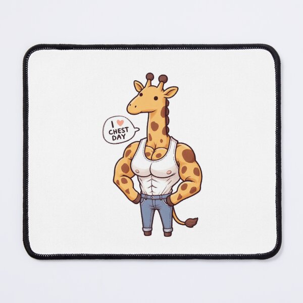 Item preview, I Love Chest Day Giraffe Version designed and sold by LemuellTrends.
