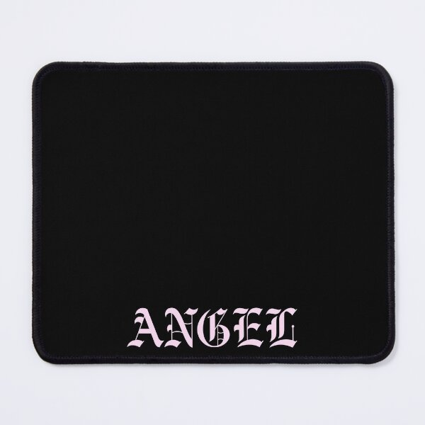Item preview, Angel Old English Gothic Text Pink Lace designed and sold by Ninjakandy.
