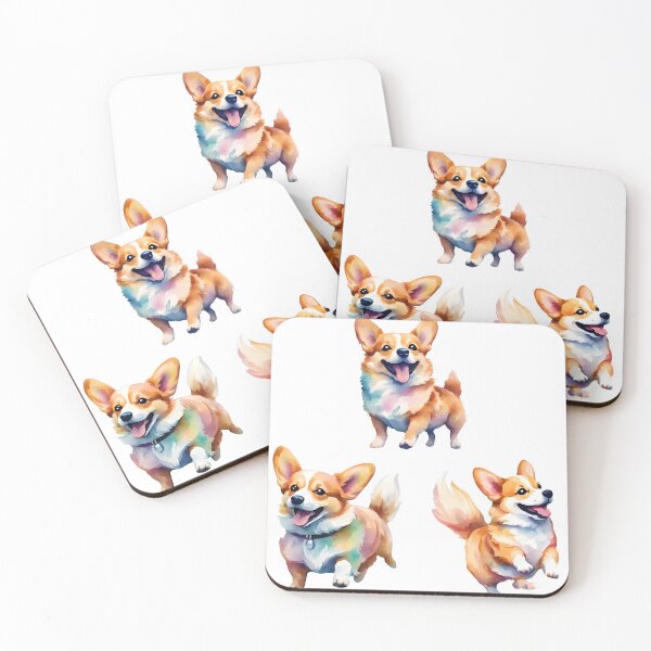 Item preview, Watercolor Corgi Trio designed and sold by Fashon1.