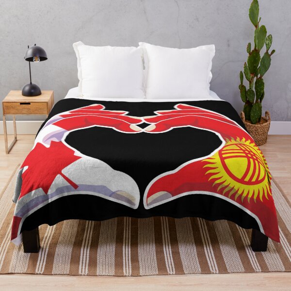 Item preview, Kyrgyzstan Kyrgyz Canada Canadian Love Heart Peace designed and sold by FlagX.