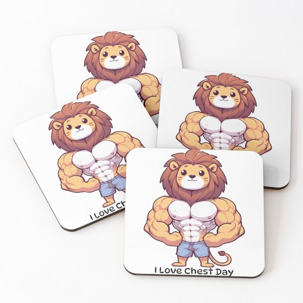 Item preview, I Love Chest Day Lion Version designed and sold by LemuellTrends.