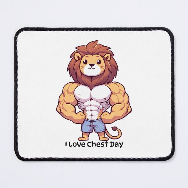 Item preview, I Love Chest Day Lion Version designed and sold by LemuellTrends.