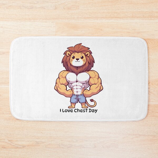 Item preview, I Love Chest Day Lion Version designed and sold by LemuellTrends.