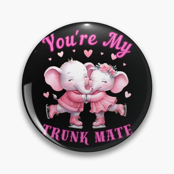 Item preview, You're My Trunk Mate. elephant head designed and sold by ElephantVibes.