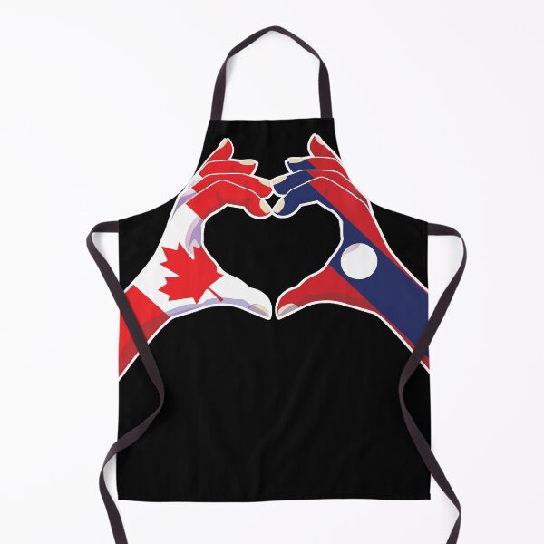 Item preview, Laos Laotian Canadian Canada Love Heart Peace designed and sold by FlagX.