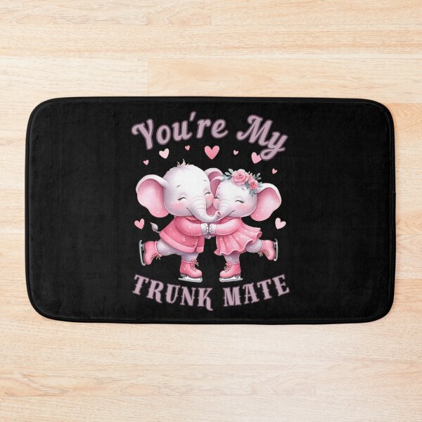 Item preview, You're My Trunk Mate. elephant portrait designed and sold by ElephantVibes.