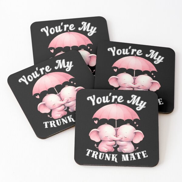 Item preview, You're My Trunk Mate. surreal elephant designed and sold by ElephantVibes.