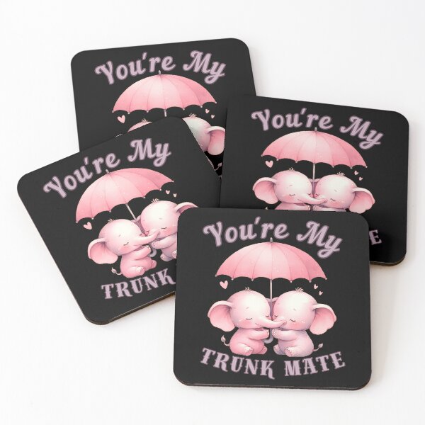 Item preview, You're My Trunk Mate. Flower elephant designed and sold by ElephantVibes.