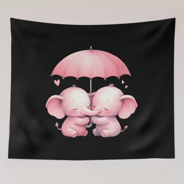 Item preview, Valentine Elephant designed and sold by ElephantVibes.