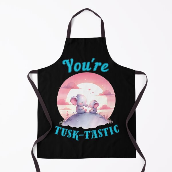 Item preview, You're Tusk-Tastic. funny elephant designed and sold by ElephantVibes.