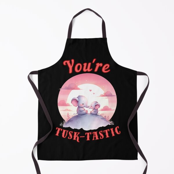 Item preview, You're Tusk-Tastic. colorful elephant designed and sold by ElephantVibes.