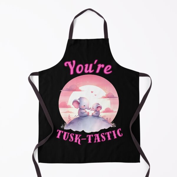 Item preview, You're Tusk-Tastic. elephant portrait designed and sold by ElephantVibes.