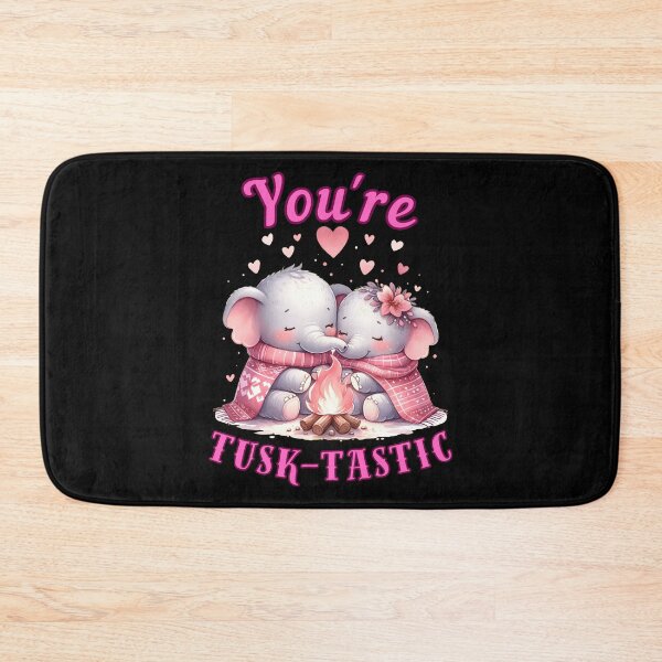 Item preview, You're Tusk-Tastic. elephant saying designed and sold by ElephantVibes.