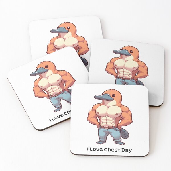 Item preview, I Love Chest Day Platypus Version designed and sold by LemuellTrends.