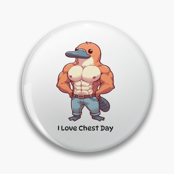 Item preview, I Love Chest Day Platypus Version designed and sold by LemuellTrends.