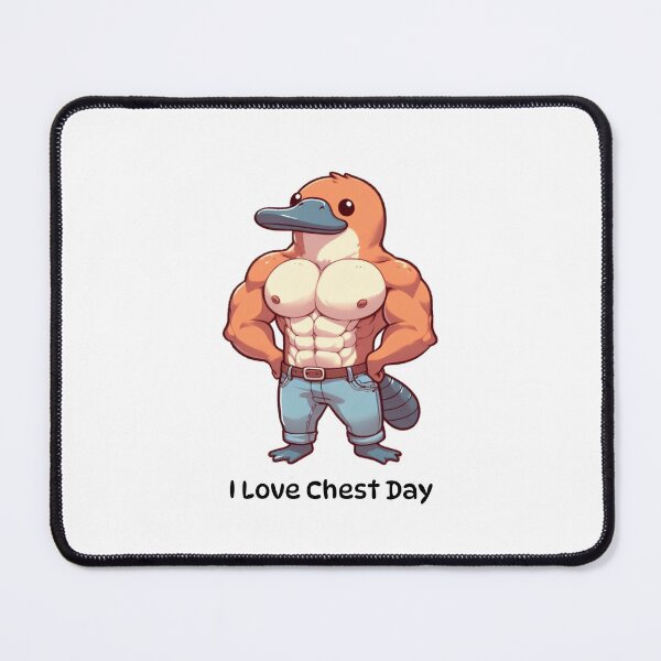 Item preview, I Love Chest Day Platypus Version designed and sold by LemuellTrends.