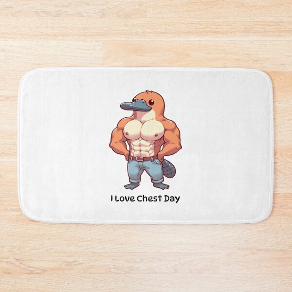 Item preview, I Love Chest Day Platypus Version designed and sold by LemuellTrends.