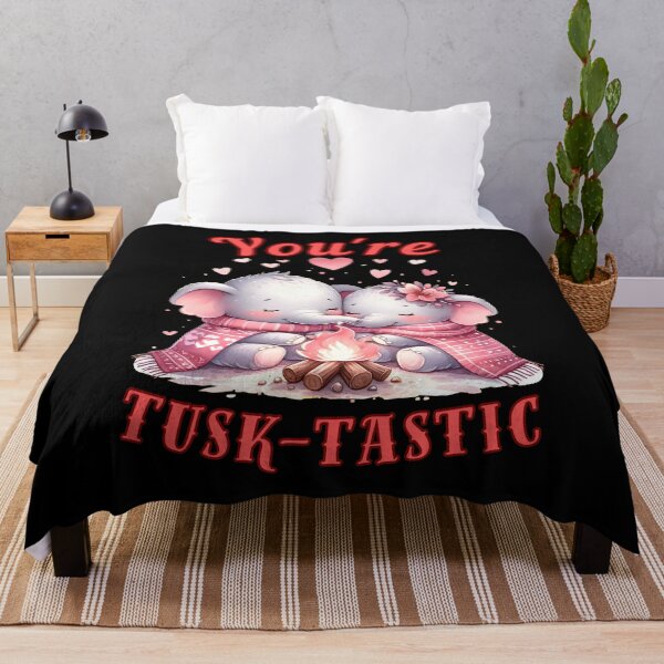 Item preview, You're Tusk-Tastic. happy elephant designed and sold by ElephantVibes.