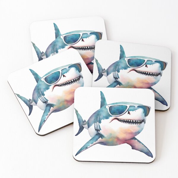 Item preview, Cool Watercolor Shark designed and sold by Fashon1.