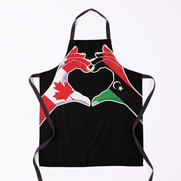 Item preview, Libya Libyan Canadian Canada Love Heart Peace designed and sold by FlagX.