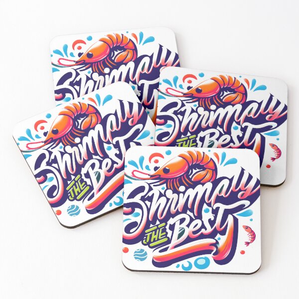 Item preview, Shrimply The Best, typography designed and sold by maxmaj.