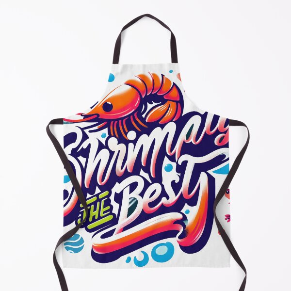 Item preview, Shrimply The Best, typography designed and sold by maxmaj.