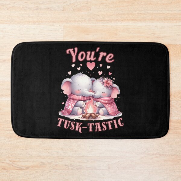 Item preview, You're Tusk-Tastic. elephant quote designed and sold by ElephantVibes.