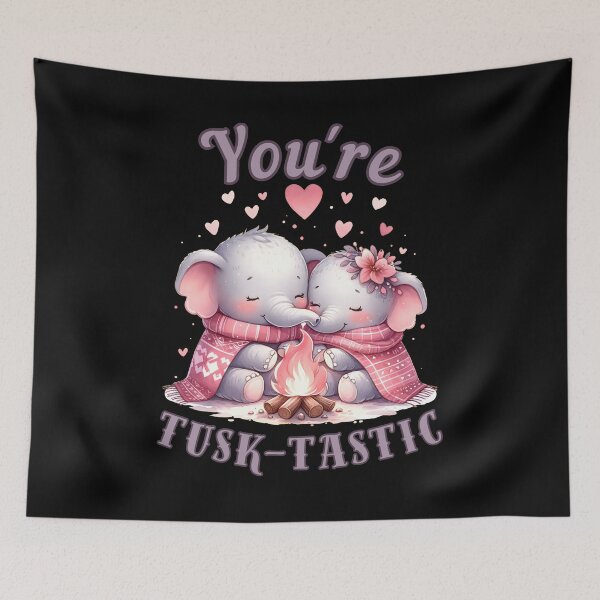 Item preview, You're Tusk-Tastic. Flower elephant designed and sold by ElephantVibes.