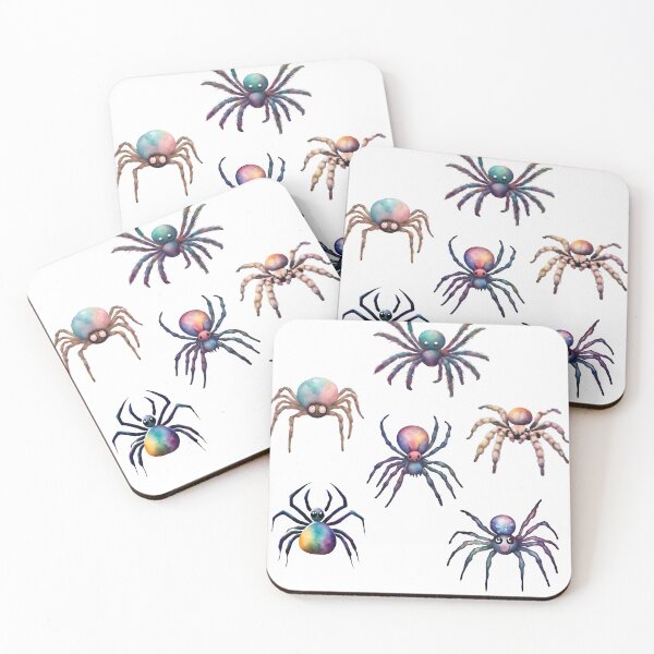 Item preview, Many Watercolor Spiders designed and sold by Fashon1.
