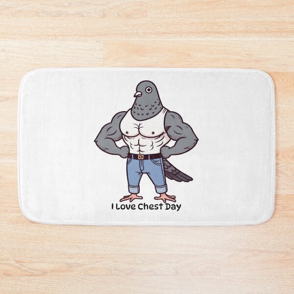Item preview, I Love Chest Day Pigeon Version designed and sold by LemuellTrends.