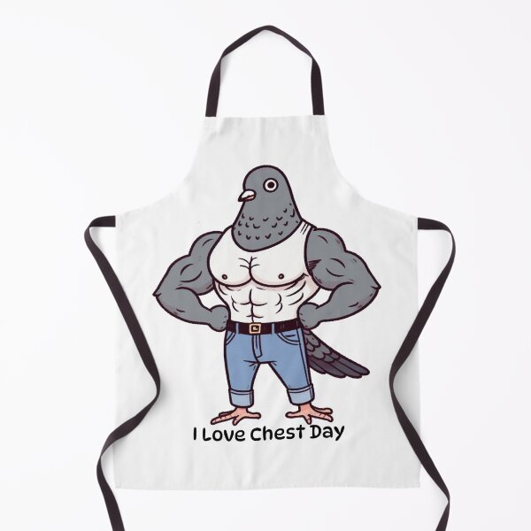 Item preview, I Love Chest Day Pigeon Version designed and sold by LemuellTrends.