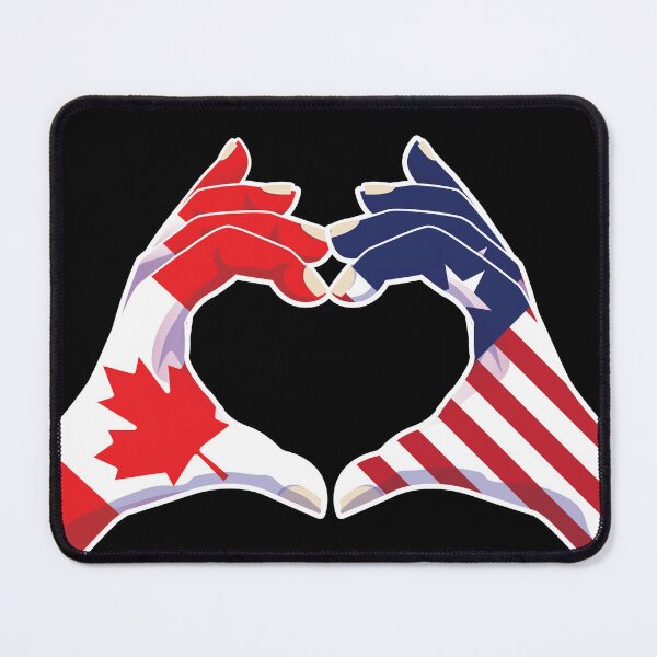 Item preview, Liberia Liberian Canada Canadian Love Heart Peace designed and sold by FlagX.