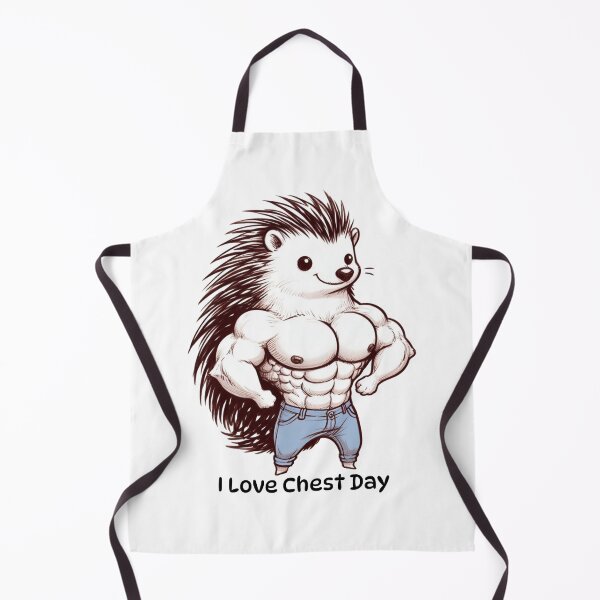 Item preview, I Love Chest Day Hedgehog Version designed and sold by LemuellTrends.