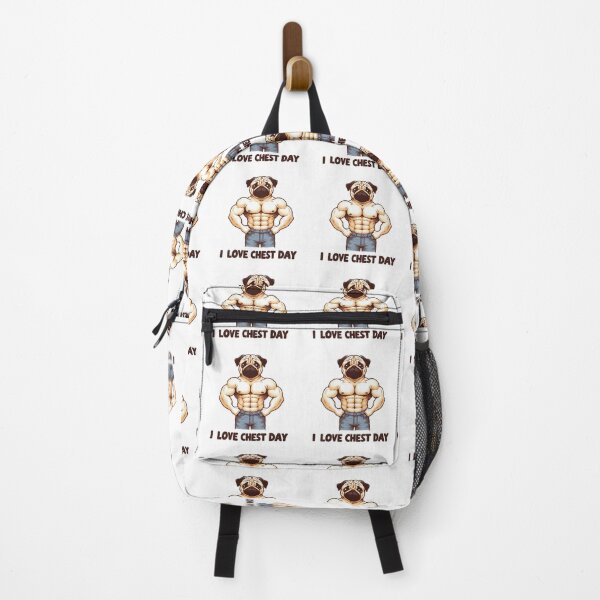 Item preview, I Love Chest Day Pug Version designed and sold by LemuellTrends.