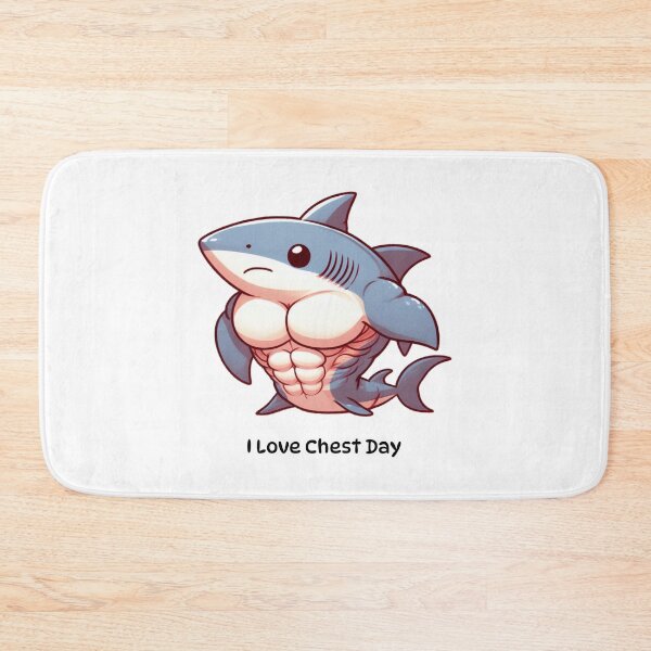 Item preview, I Love Chest Day Shark Version designed and sold by LemuellTrends.