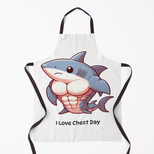 Item preview, I Love Chest Day Shark Version designed and sold by LemuellTrends.