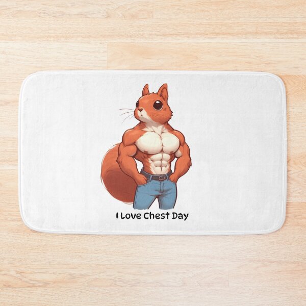 Item preview, I Love Chest Day Squirrel Version designed and sold by LemuellTrends.