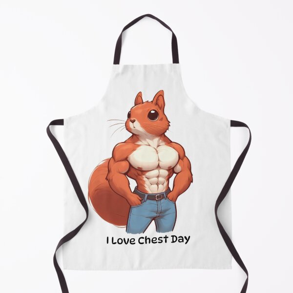Item preview, I Love Chest Day Squirrel Version designed and sold by LemuellTrends.