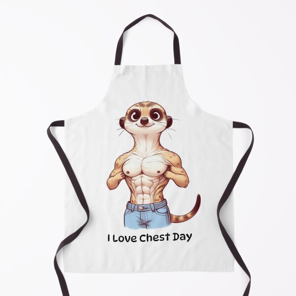 Item preview, I Love Chest Day Meerkat Version designed and sold by LemuellTrends.